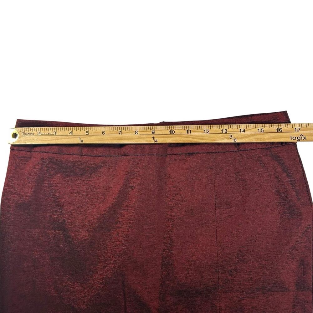 Vtg Cache Sz 10 Red Black Skirt Y2K Whimsigoth Dark Academia Witchy Goth Grunge - Picture 6 of 8
